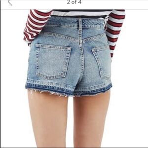 Topshop High Waist Denim Jean Shorts 8